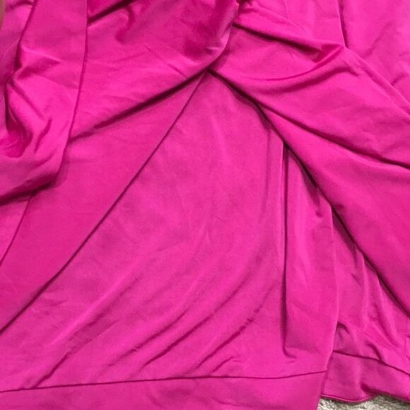 Pink wrap mini dress. New - Picture 14 of 16